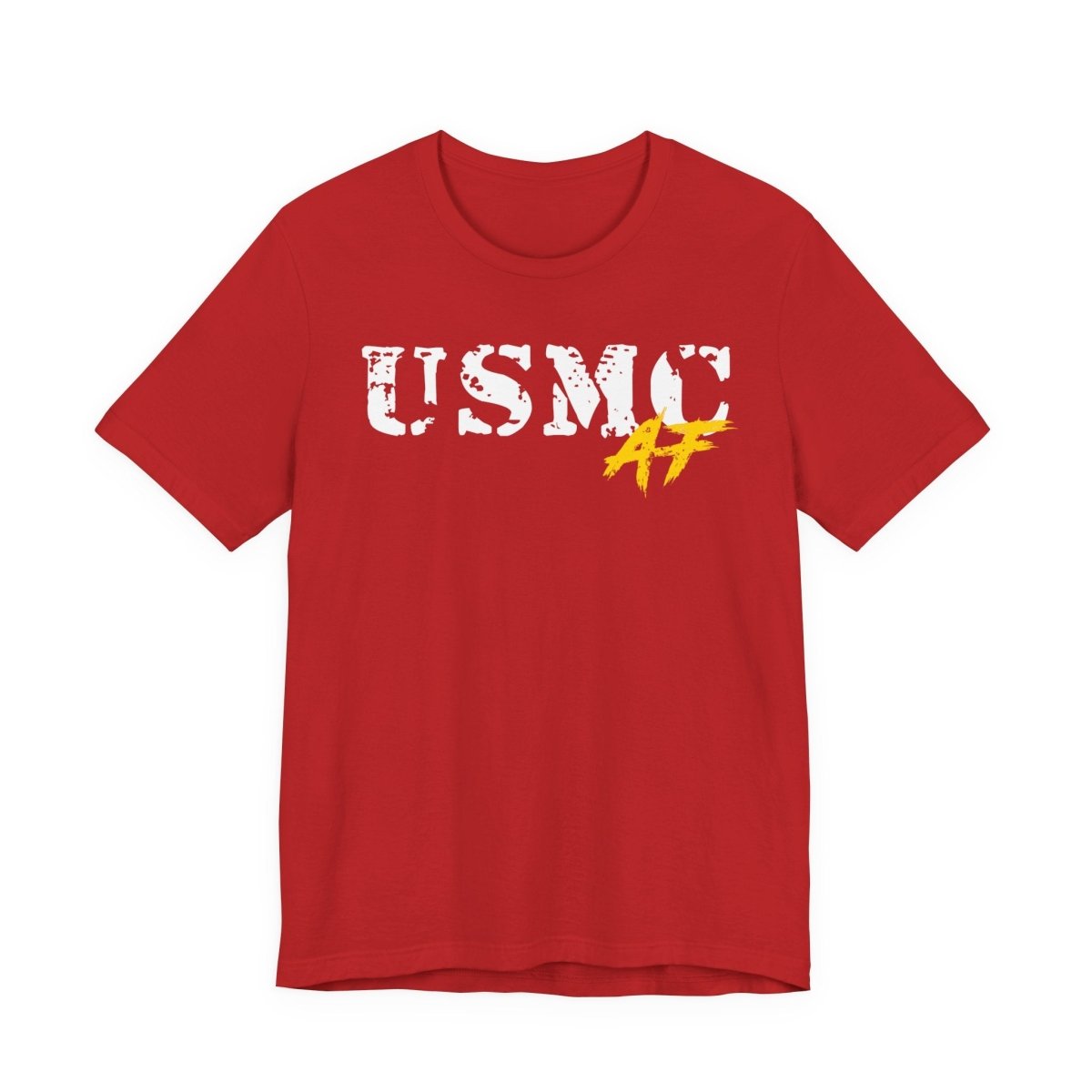 USMC Marine Corps AF T-Shirt | Military Graphic Tee | Bella + Canvas 3001 | Anything AF - Anything AF