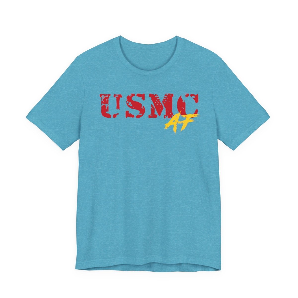 USMC Marine Corps AF T-Shirt | Military Graphic Tee | Bella + Canvas 3001 | Anything AF - Anything AF