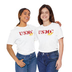 USMC Marine Corps AF T-Shirt | Military Graphic Tee | Bella + Canvas 3001 | Anything AF - Anything AF