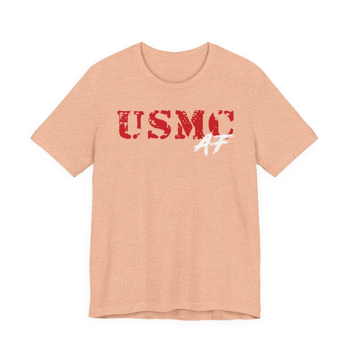 USMC Marine Corps AF T-Shirt | Military Graphic Tee | Bella + Canvas 3001 | Anything AF - Anything AF
