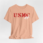 USMC Marine Corps AF T-Shirt | Military Graphic Tee | Bella + Canvas 3001 | Anything AF - Anything AF