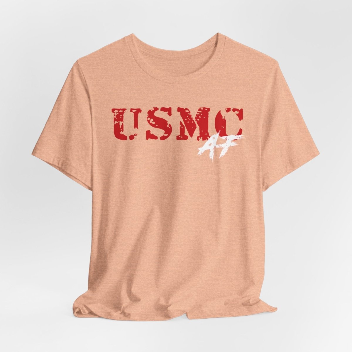 USMC Marine Corps AF T-Shirt | Military Graphic Tee | Bella + Canvas 3001 | Anything AF - Anything AF
