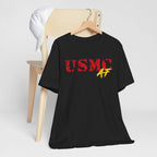 USMC Marine Corps AF T-Shirt | Military Graphic Tee | Bella + Canvas 3001 | Anything AF - Anything AF