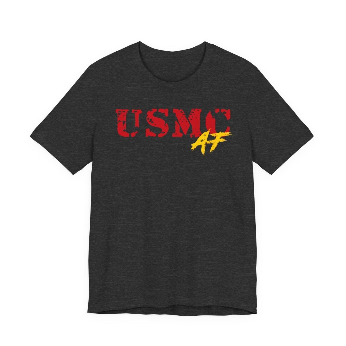 USMC Marine Corps AF T-Shirt | Military Graphic Tee | Bella + Canvas 3001 | Anything AF - Anything AF