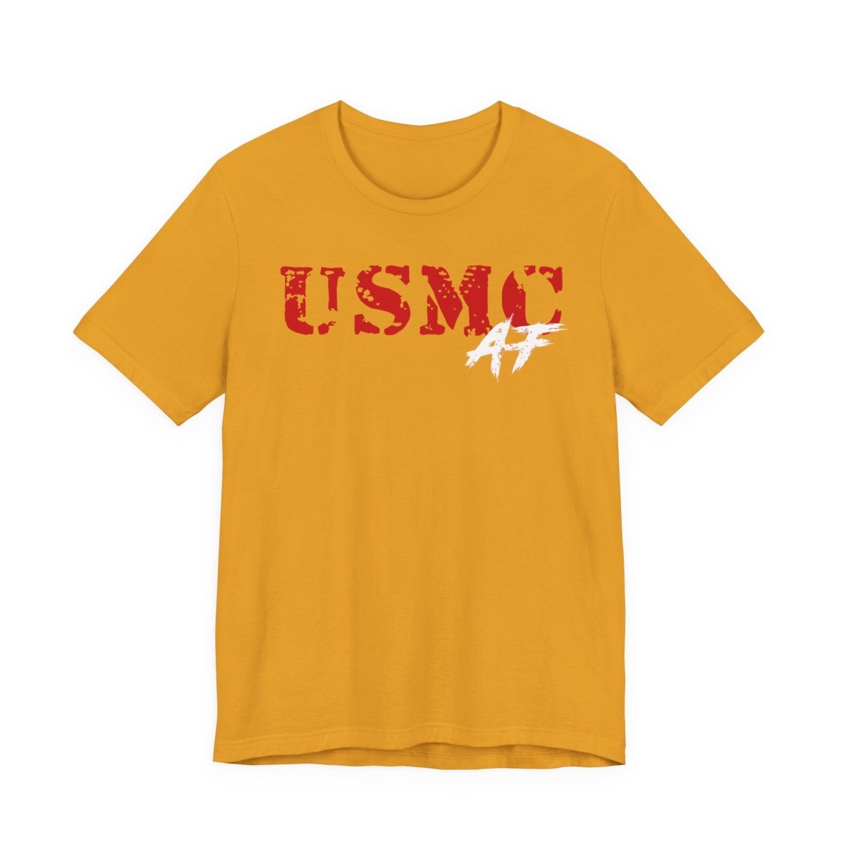 USMC Marine Corps AF T-Shirt | Military Graphic Tee | Bella + Canvas 3001 | Anything AF - Anything AF