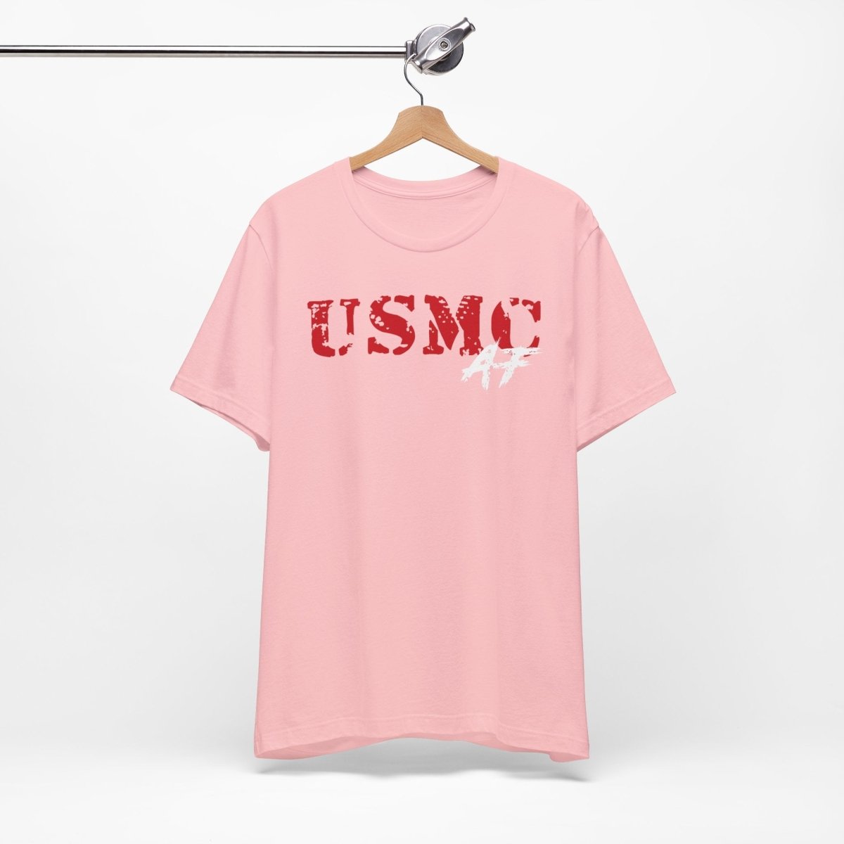 USMC Marine Corps AF T-Shirt | Military Graphic Tee | Bella + Canvas 3001 | Anything AF - Anything AF