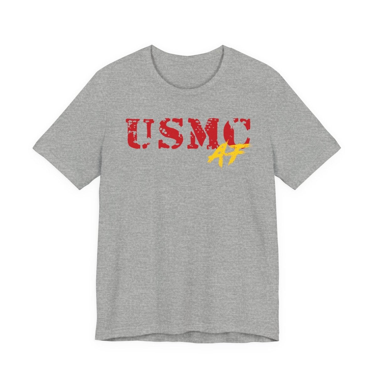 USMC Marine Corps AF T-Shirt | Military Graphic Tee | Bella + Canvas 3001 | Anything AF - Anything AF