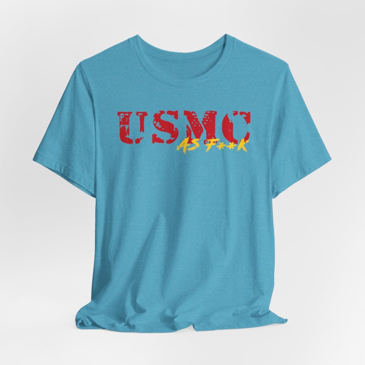 USMC Marine Corps As F**K T-Shirt | Slightly Salty Military Tee | Bella + Canvas 3001 | Anything AF - Anything AF