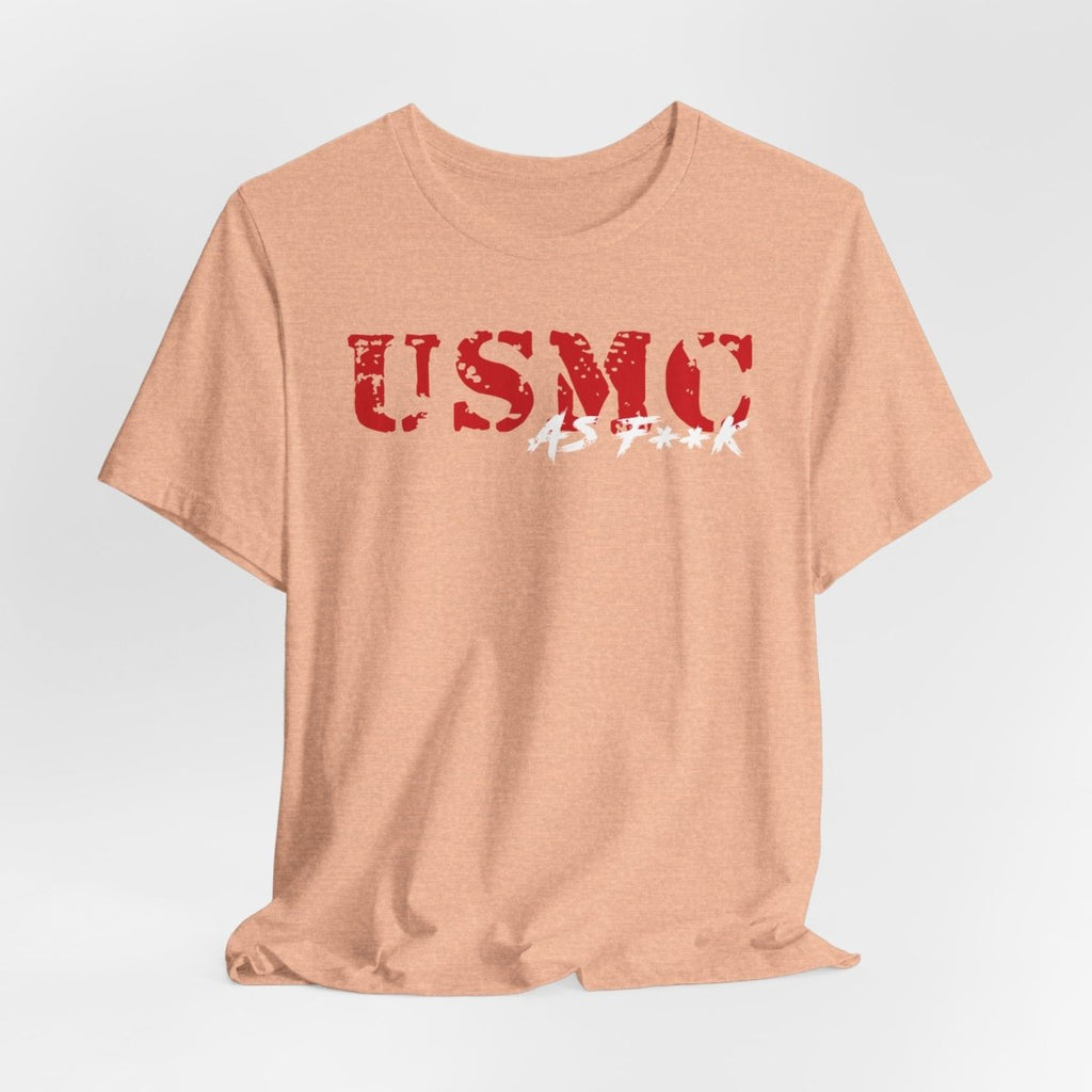 USMC Marine Corps As F**K T-Shirt | Slightly Salty Military Tee | Bella + Canvas 3001 | Anything AF - Anything AF