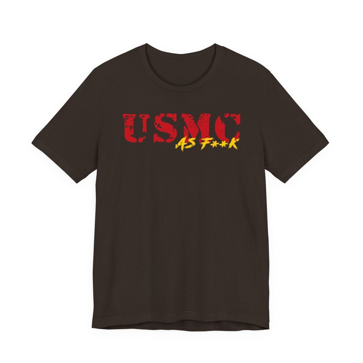 USMC Marine Corps As F**K T-Shirt | Slightly Salty Military Tee | Bella + Canvas 3001 | Anything AF - Anything AF