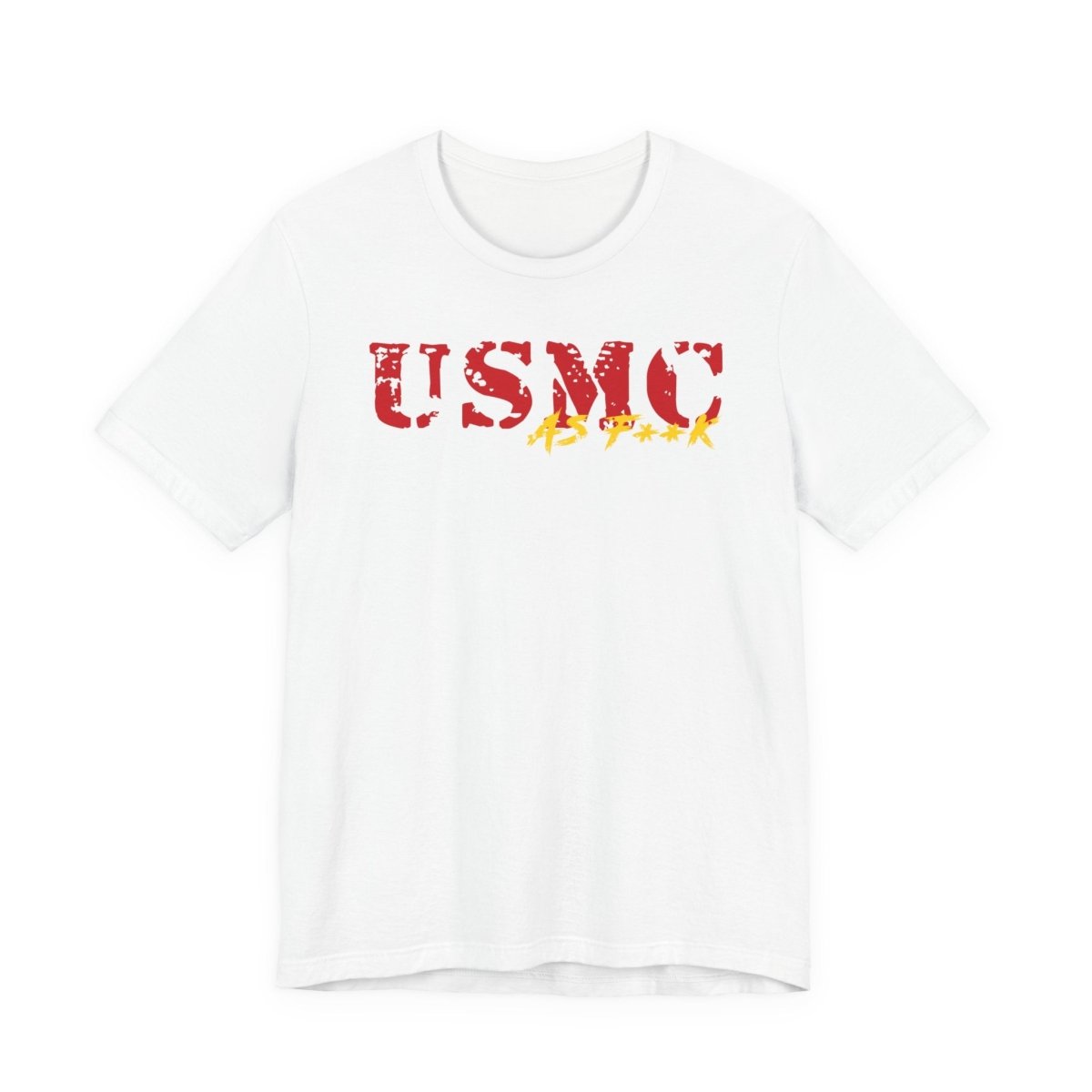 USMC Marine Corps As F**K T-Shirt | Slightly Salty Military Tee | Bella + Canvas 3001 | Anything AF - Anything AF