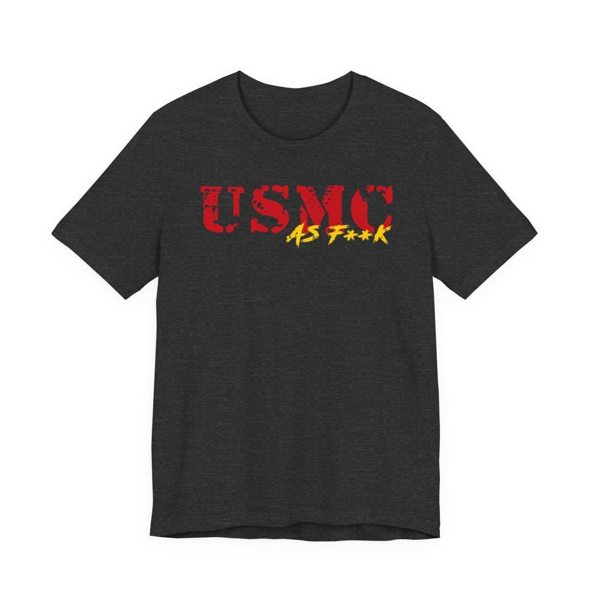 USMC Marine Corps As F**K T-Shirt | Slightly Salty Military Tee | Bella + Canvas 3001 | Anything AF - Anything AF