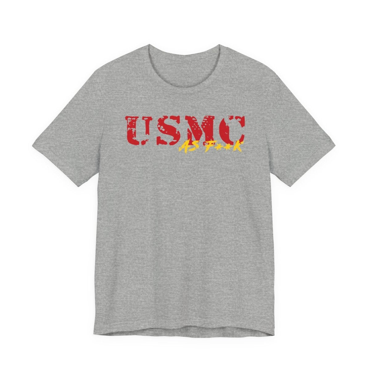 USMC Marine Corps As F**K T-Shirt | Slightly Salty Military Tee | Bella + Canvas 3001 | Anything AF - Anything AF