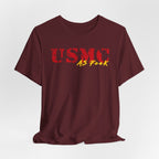 USMC Marine Corps As F**K T-Shirt | Slightly Salty Military Tee | Bella + Canvas 3001 | Anything AF - Anything AF