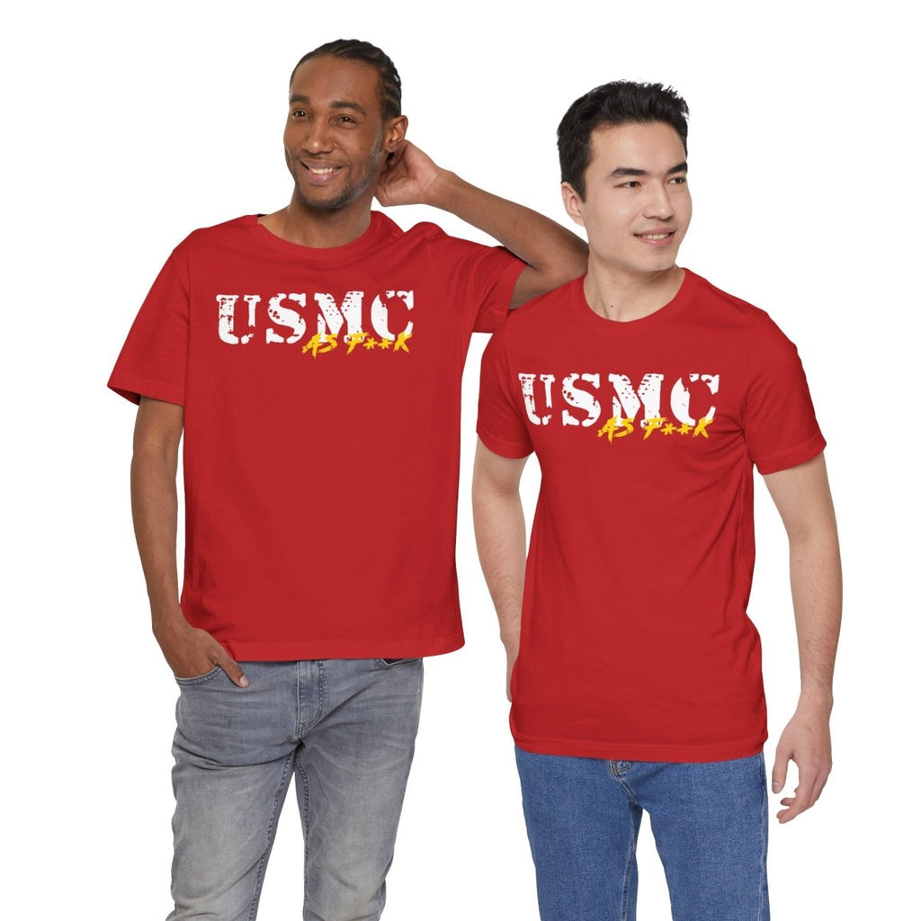 USMC Marine Corps As F**K T-Shirt | Slightly Salty Military Tee | Bella + Canvas 3001 | Anything AF - Anything AF