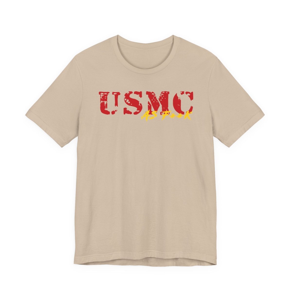 USMC Marine Corps As F**K T-Shirt | Slightly Salty Military Tee | Bella + Canvas 3001 | Anything AF - Anything AF