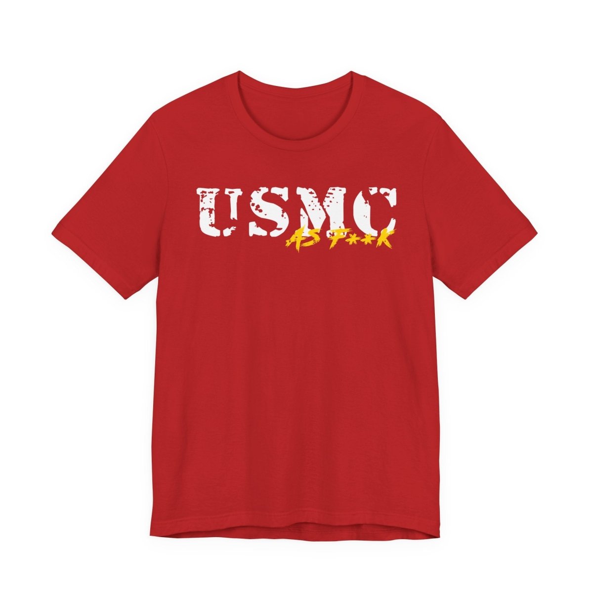 USMC Marine Corps As F**K T-Shirt | Slightly Salty Military Tee | Bella + Canvas 3001 | Anything AF - Anything AF