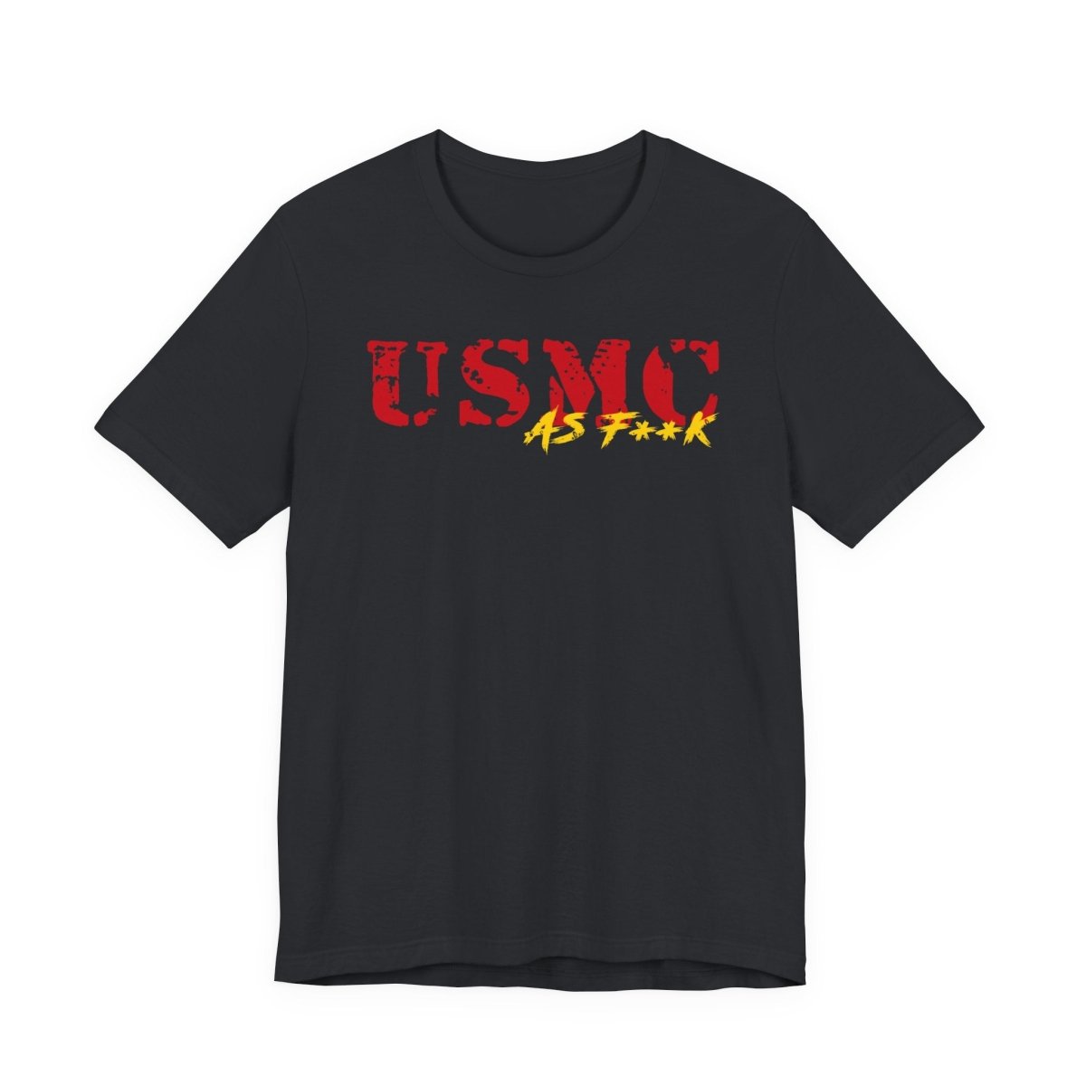 USMC Marine Corps As F**K T-Shirt | Slightly Salty Military Tee | Bella + Canvas 3001 | Anything AF - Anything AF