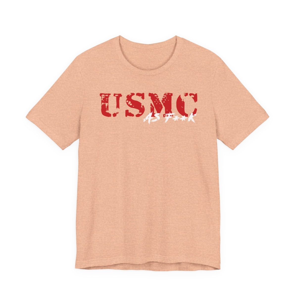 USMC Marine Corps As F**K T-Shirt | Slightly Salty Military Tee | Bella + Canvas 3001 | Anything AF - Anything AF