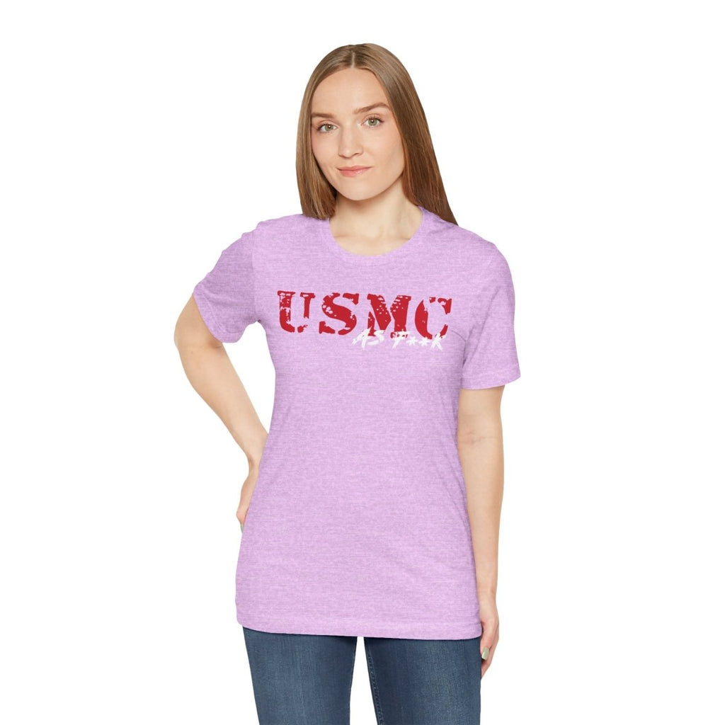 USMC Marine Corps As F**K T-Shirt | Slightly Salty Military Tee | Bella + Canvas 3001 | Anything AF - Anything AF