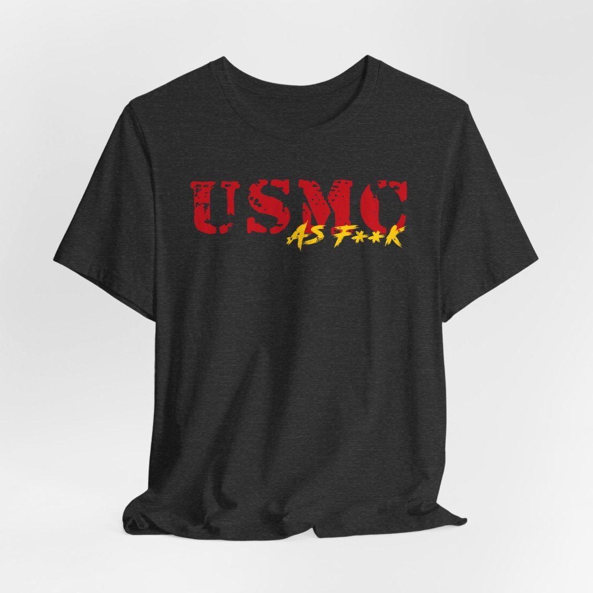 USMC Marine Corps As F**K T-Shirt | Slightly Salty Military Tee | Bella + Canvas 3001 | Anything AF - Anything AF