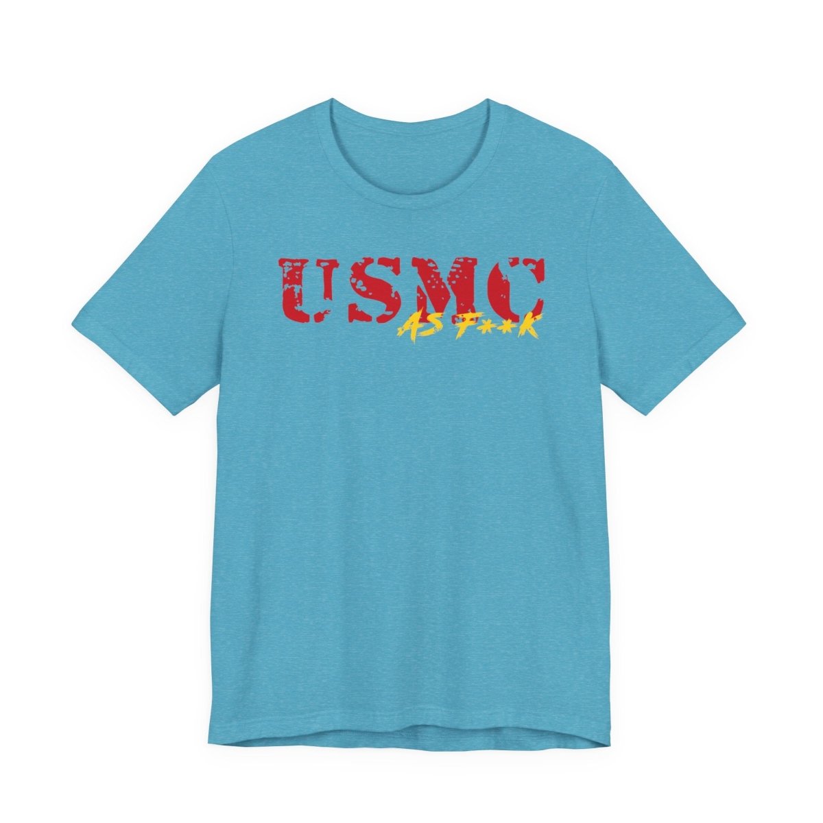 USMC Marine Corps As F**K T-Shirt | Slightly Salty Military Tee | Bella + Canvas 3001 | Anything AF - Anything AF