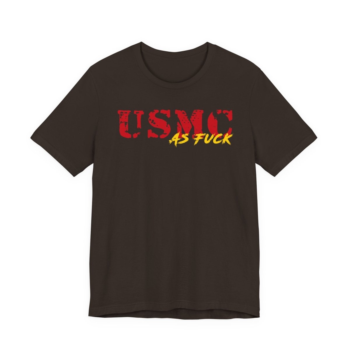 USMC Marine Corps As Fuck T-Shirt | NSFW Military Graphic Tee | Bella + Canvas 3001 | Anything AF - Anything AF