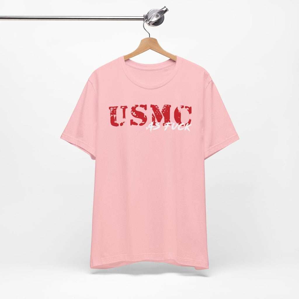 USMC Marine Corps As Fuck T-Shirt | NSFW Military Graphic Tee | Bella + Canvas 3001 | Anything AF - Anything AF