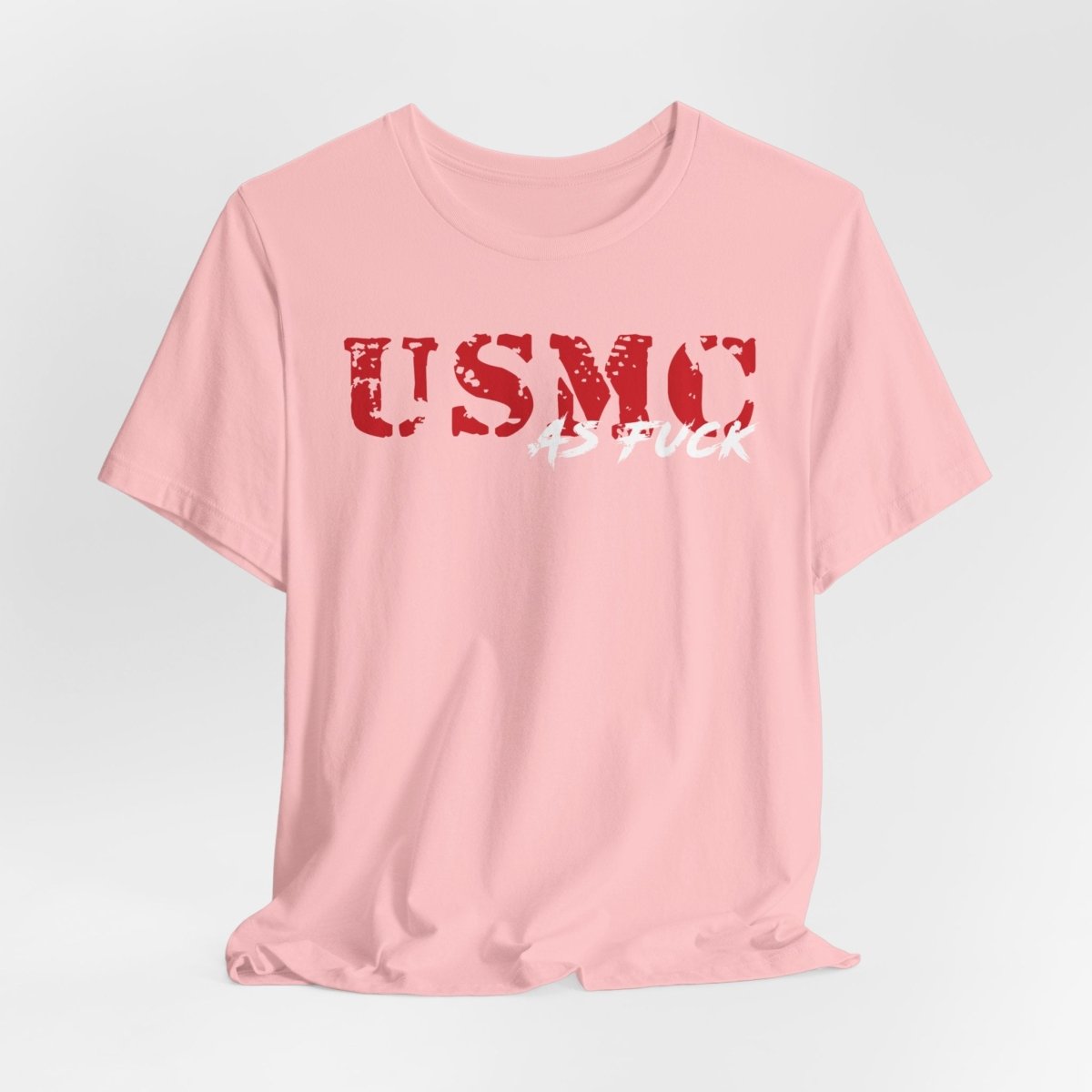 USMC Marine Corps As Fuck T-Shirt | NSFW Military Graphic Tee | Bella + Canvas 3001 | Anything AF - Anything AF
