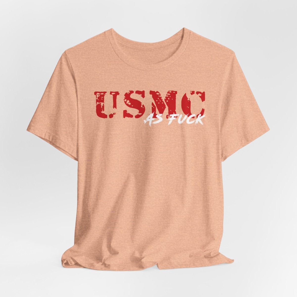 USMC Marine Corps As Fuck T-Shirt | NSFW Military Graphic Tee | Bella + Canvas 3001 | Anything AF - Anything AF