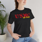 USMC Marine Corps As Fuck T-Shirt | NSFW Military Graphic Tee | Bella + Canvas 3001 | Anything AF - Anything AF