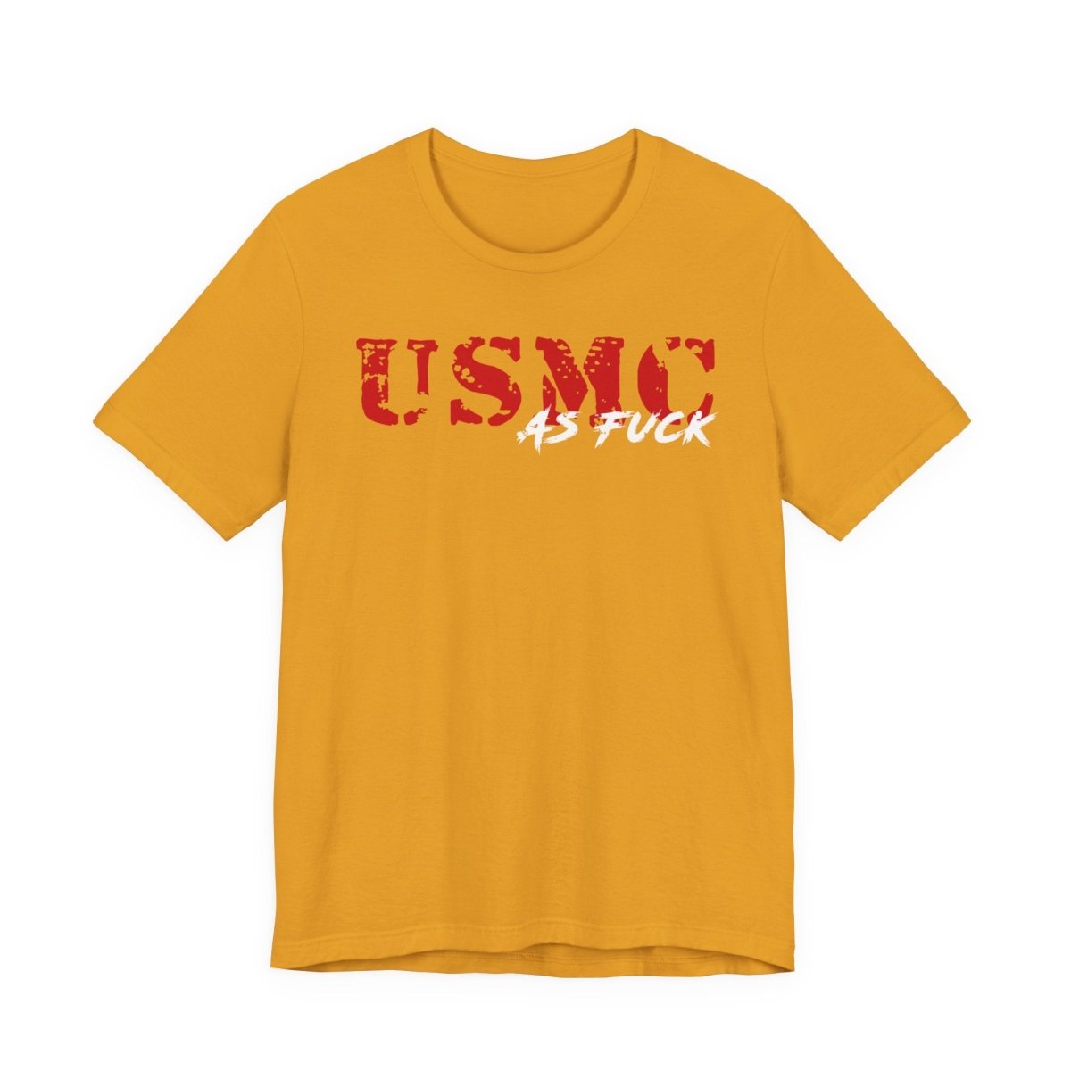 USMC Marine Corps As Fuck T-Shirt | NSFW Military Graphic Tee | Bella + Canvas 3001 | Anything AF - Anything AF