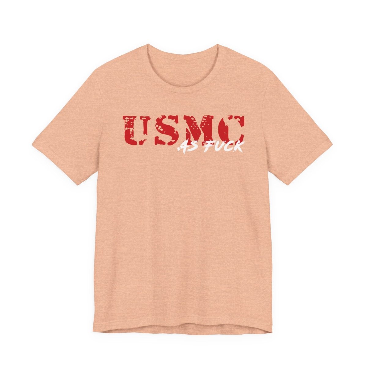 USMC Marine Corps As Fuck T-Shirt | NSFW Military Graphic Tee | Bella + Canvas 3001 | Anything AF - Anything AF
